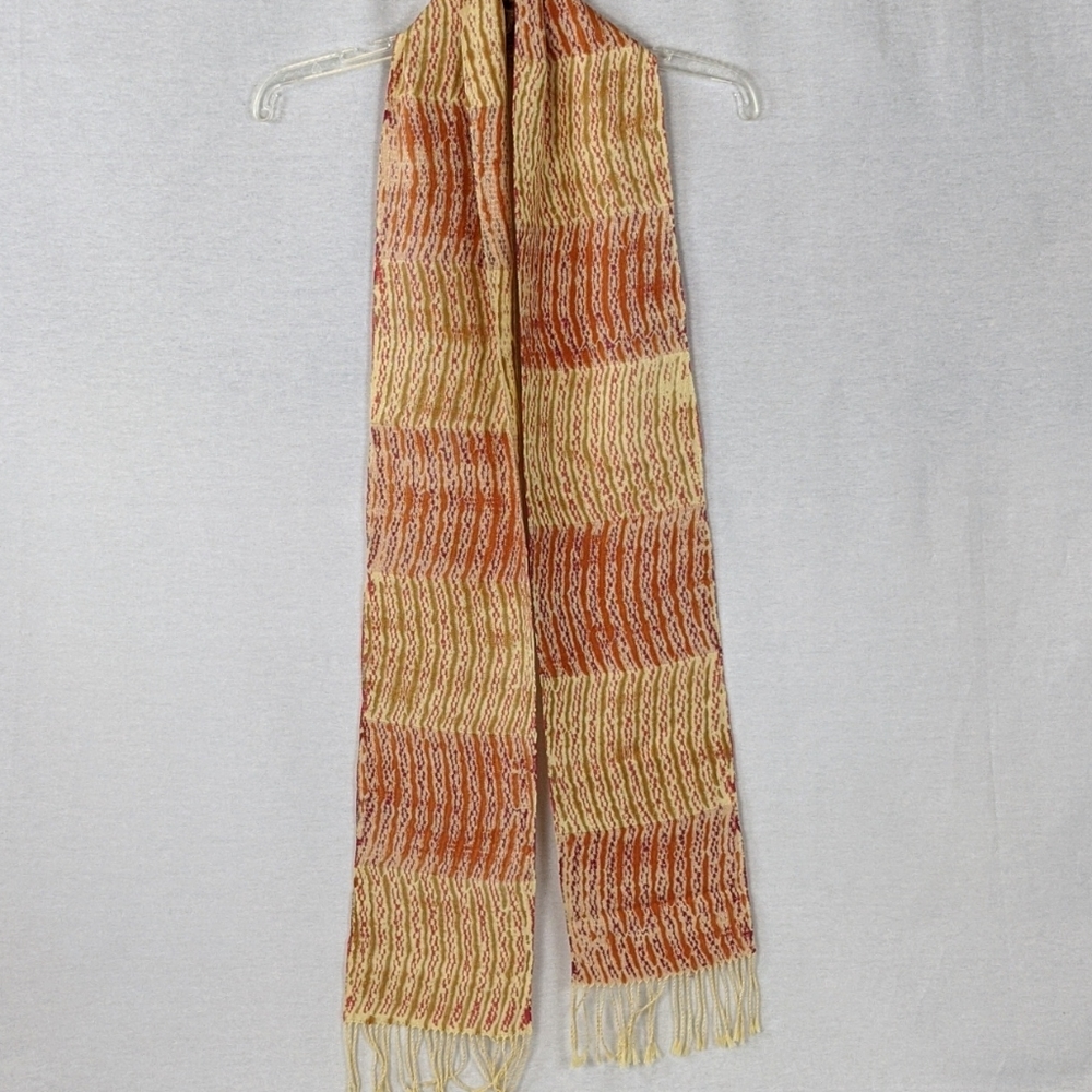 Vtg Designer Rectangular Scarf - image 4